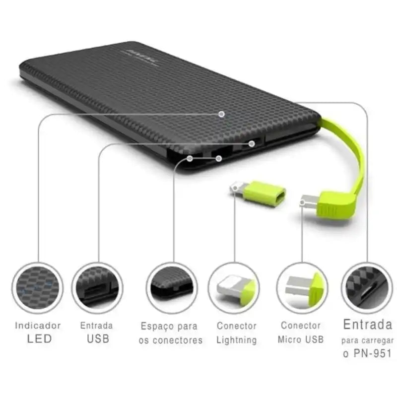 Power Bank POrtátil 10000 MAh