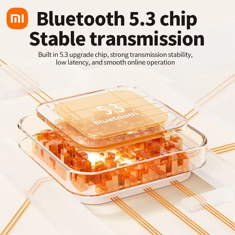 Xiaomi A33 Fone de ouvido Bluetooth 5.3 sem fio HiFi estéreo fones de ouvido para jogos fone de ouvido esportivo à prova d'água com microfone para telefone