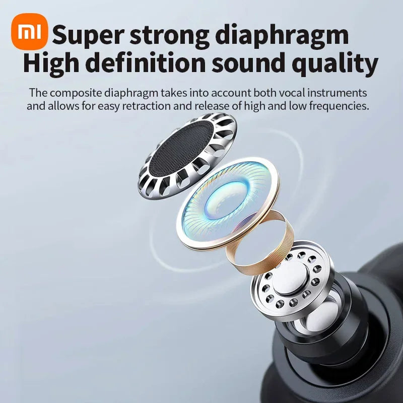 Xiaomi A33 Fone de ouvido Bluetooth 5.3 sem fio HiFi estéreo fones de ouvido para jogos fone de ouvido esportivo à prova d'água com microfone para telefone